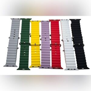 “ Apple “ watch replacement ocean sport silicone bands